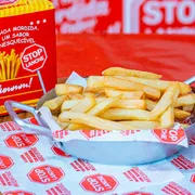 Porção de Fritas: Batata Palito+Embalagem (R$1,50) - Porção de Fritas (Ingredientes: Batata Frita, Sal)