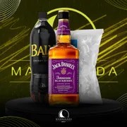 Kit Whisky: Combo Jack BlackBerry 1L c/Baly + Gelo 3kg)