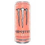 Energéticos: monster peachy keen 473ml - sabor de pêssego.