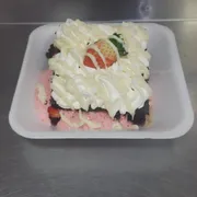 Sobremesa: Bolo de prato - Morango - Sobremesa