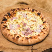 Tradicionais: Presunto - Pizza Grande (Ingredientes:  Presunto, Azeitona, Molho de Tomate, Muçarela, Orégano)