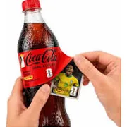 Refrigerantes: Coca Cola Zero 600ml da Copa Edição Panini - Refrigerante Zero 600ml + 1 Figurinha da Copa 2026
