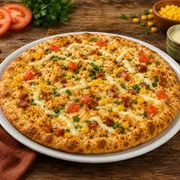Especiais de Junho: Caipira especial - Frango, milho, catupiry, tomate, cheiro verde e bacon.