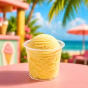 Sorvetes: Copo - Sorvete c/ 1 Bola (Ingredientes: 01 Sabor por Bola de Sorvete)