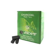 Carvão de Narguile: CARVÃO ESCAPE 1KG - O Carvão de Coco Escape 1kg é um produto desenvolvido para sessões de narguilé, amplamente reconhecido por sua fabricação ecológica à base da casca de coco e formato hexagonal. Conforme informações de distribuidores especializados como a Tabacaria BT, cada embalagem de 1kg contém exatamente 60 unidades de carvão.
