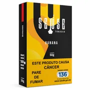 sense: Sense - Banana - Essência premium com sabor autêntico de banana, oferecendo uma experiência doce, cremosa e muito aromática. 50g