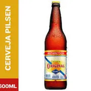 cervejas 600ml retornaveis: antarctica original 600ml - precisa do casco, caso não tenha será cobrado $2,00 por cada casco na hora da entrega !!!