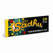 Piteira: Piteira Sadhu - (Slim Branca) - 35 Folhas60x23mm