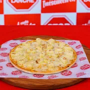 Pizza Brotão: Tropical - Pizza Brotão (Ingredientes: Abacaxi, Canela, Mussarela)