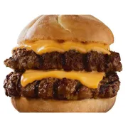 100% Artesanal: DOUBLE X BURGUER - Linha 100% Artesanal (Ingredientes: 2 Carnes De 120g, 4 Fatias De Queijo)