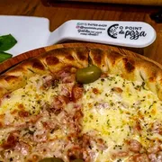 Tradicionais: 04- Bacon - Pizza Grande (Ingredientes: Molho de Tomate,  Bacon,  Mussarela,  Orégano,  Azeitonas)