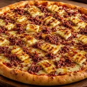Premium: Nordestina - Pizza Grande (Ingredientes: Carne Seca, Mel, Molho, Mussarela, queijo coalho)
