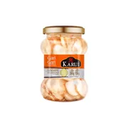 Linha Oriental: Gengibre em conserva Gari Gari 150g Karui - O Gengibre Karui Gari Gari em Conserva 150 g pode auxiliar na digestão e possui compostos antioxidantes naturais. Além disso, seu sabor refrescante ajuda a complementar refeições, especialmente pratos orientais.
