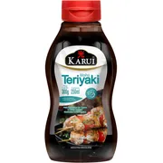 Linha Oriental: Molho Teriyaki 250ml Karui - O Molho Teriyaki Karui é um condimento prático e saboroso, que adiciona um toque agridoce característico a carnes, legumes e pratos orientais. Também ajuda a enriquecer o sabor das refeições sem necessidade de muitos ingredientes adicionais, facilitando o preparo no dia a dia.