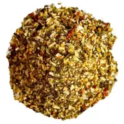 Temperos e Especiarias: Chimi Churri Barbecue 50g - Ingredientes: cebola, salsa, caldo de galinha, cúrcuma, tomate desidratada, manjerona, realçador de sabor e aroma de barbecue.Combina com: carnes, frango, legumes, vegetais, pão de alho, saladas, molhos e churrasco.