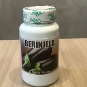Fitoterápico: Berinjela 500mg 60cps Flora Viva - Auxilia na redução do colesterol, controla a glicose, melhora a digestão, ajuda no emagrecimento e contribui para a saúde do coração e do fígado.