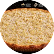 Doces: Sonho de Padaria - Pizza Grande (Ingredientes: Catupiry, Chocolate Branco, Coco Ralado)