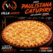 Especiais: Paulistana Coberto Com Catupiry - Pizza Grande (Ingredientes: Azeitonas, Coberto Com Catupiry, Milho, Orégano, Ovos, Palmito, Peito de Peru Defumado)