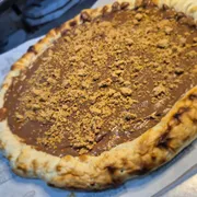 Doces: PAÇOQUITA - Pizza Média (Ingredientes: Chocolate ao Leite, Paçoca)