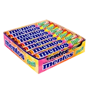 Balas e Doces: Mentos Barra Fruit - barra mentos