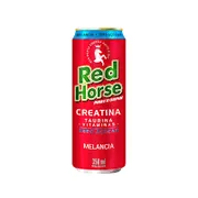 ENERGÉTICOS: RED HORSE CREATINA ZERO AÇUCAR 350 ML - O Red Horse 3G Creatina sabor Melancia (350ml) é um suplemento e energético pronto para consumo que traz 3g de creatina, BCAA, taurina, cafeína e vitaminas do complexo B, sendo totalmente zero açúcar. É ideal para treinos, esportes intensos e rotinas agitadas