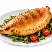 Salgados: 01-Mussarela - Calzone (Ingredientes: Molho da Casa, Mussarela, Azeitona, Orégano)