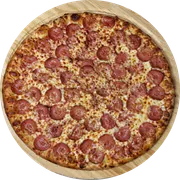Tradicional: Calabresa - Pizza Pequena (Ingredientes: Molho de Tomate,  Calabresa,  Mussarela,  Orégano)