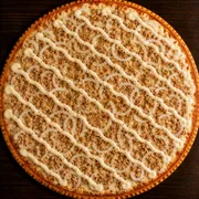 Salgadas: Catum - Pizza Grande (Ingredientes: Molho, Mussarela, Atum, Catupiry, Cebola, Orégano)