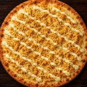 Salgadas: Frango Crocante - Pizza Grande (Ingredientes: Molho, Provolone, Frango, Catupiry, Batata Palha, Orégano)