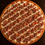 Salgadas: Carne Seca - Pizza Grande (Ingredientes: Molho, Mussarela, Carne Seca, Tomate, Catupiry, Orégano)