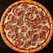 Salgadas: Toscana - Pizza Grande (Ingredientes: Molho, Catupiry, Calabresa, Cebola, Orégano)