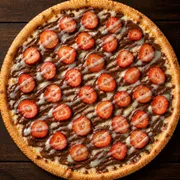 Doces: Nutella - Pizza Grande (Ingredientes: Mussarela, Leite Condensado, Nutella, Morango)