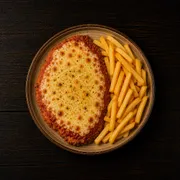 Pratos: Parmegiana Com Fritas - Prato | G (Ingredientes: Fritas)