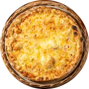 Tradicional: 01. MUÇARELA - Pizza Grande (Ingredientes: Molho de Tomate, Muçarela, Orégano)