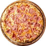 Tradicional: 03. PRESUNTO - Pizza Grande (Ingredientes: Molho de Tomate, Muçarela, Presunto, Orégano)