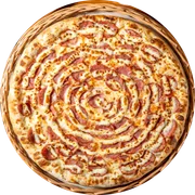 Cremosa: 25. CREMOSA DE CALABRESA - Pizza Grande (Ingredientes: Molho de Tomate, Muçarela, Calabresa, Catupiry, Orégano)