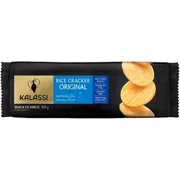 Snacks Saudáveis: Biscoito de Arroz Kalassi Original 100g -