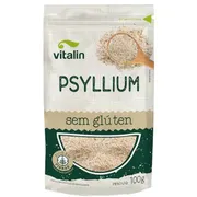 Farinhas e Grãos: Vitalin Psyllium Sem Glúten 100g -