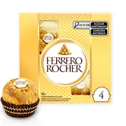 Chocolates: Bombom Ferrero Rocher 50G - Chocolates