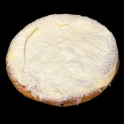Doces: Esfiha Chocolate branco com coco ( Beijinho ) - Massa de esfiha com fubá, chocolate ao leite com coco ralado