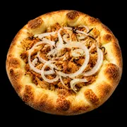 Esfihas salgadas: Esfiha Atum com cebola - Massa de esfiha com fubá, queijo mussarela, atum natural em pedaços e cebola fatiada.