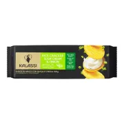 Snacks Saudáveis: Biscoito de Arroz Kalassi Sour Cream & Onion 100g -