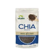 Farinhas e Grãos: Vitalin Chia Grãos Sem Glúten 120g -