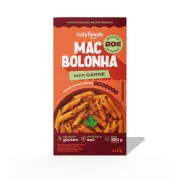 Massas: HolyFoods Mac Bolonha com Carne 20g Proteína|380g -