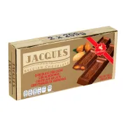 Chocolates: Barra de Chocolate Jacques Com Amêndoas 200G -