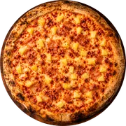 Especiais: Pizza Havaiana - Pizza Gigante (Ingredientes: Molho de Tomate, Mussarela, Abacaxi, Bacon)