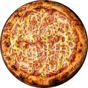 Especiais: Pizza Calabresa Especial - Pizza Gigante (Ingredientes: Molho de Tomate, Mussarela, Calabresa, Cebola, Requeijão Cremoso)