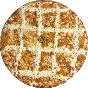 Tradicional: Frango C/ Catupiry - Pizza Pequena (Ingredientes: Molho de Tomate,  Frango, Catupiry,  Mussarela e orégano)