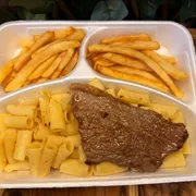 Vianda de massa: Villa Hèrmes - Rigatoni - Vianda de massa (Ingredientes: Monte seu prato)