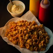 Porções: Agnoline Frito - Porção Grande (Ingredientes: Agnoline Frito)